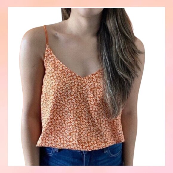 Forever 21 Tops - Forever 21 Floral Spaghetti Strap Cami Top
